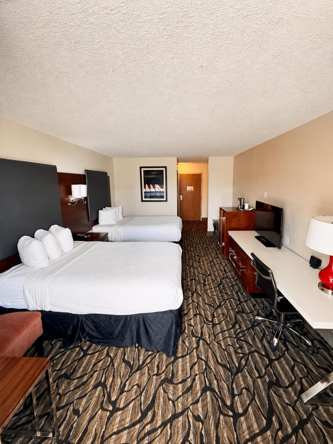 Double Room Two Double Beds Private Balcony Non-Smoking