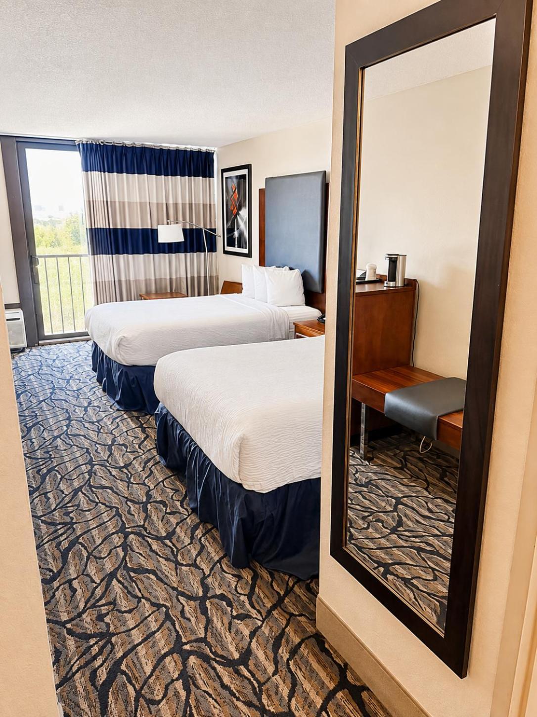 Double Room Two Double Beds Private Balcony Non-Smoking